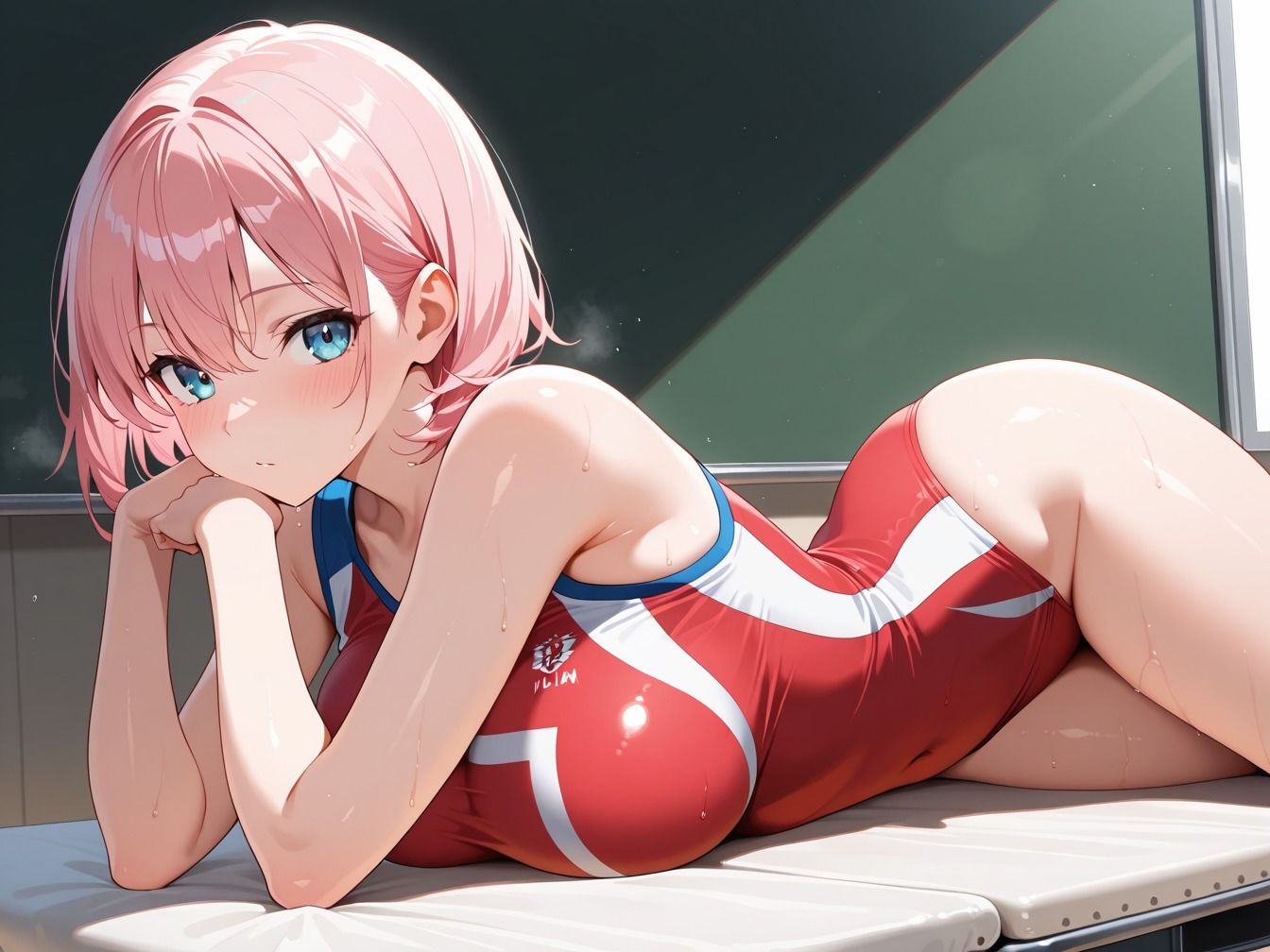 陸上部女子と生ハメSEX 従順な爆乳JKを肉便器にした話 サンプル画像1