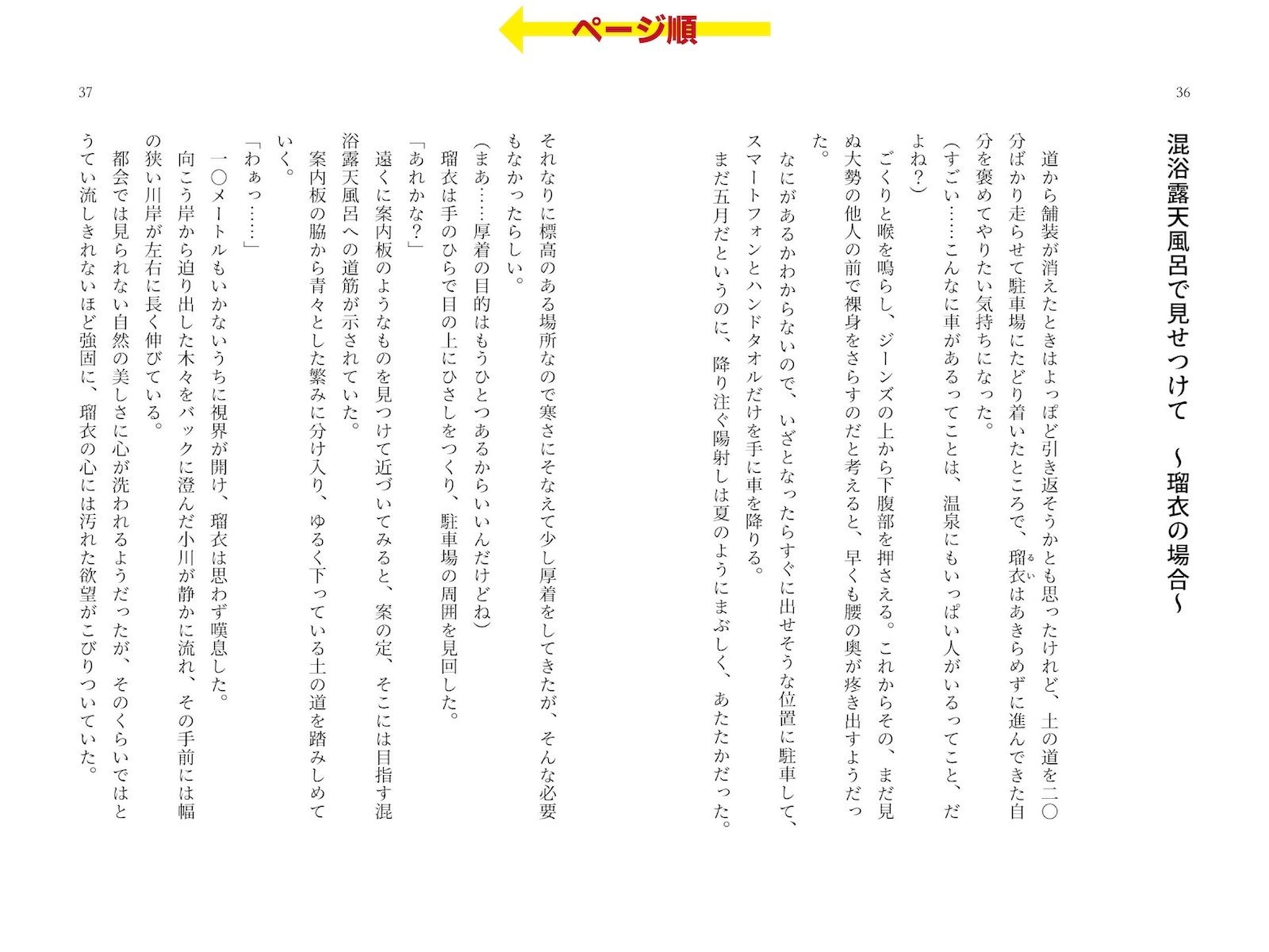 露出絶頂体験 街で、オンライン会議で、混浴温泉で…… サンプル画像7