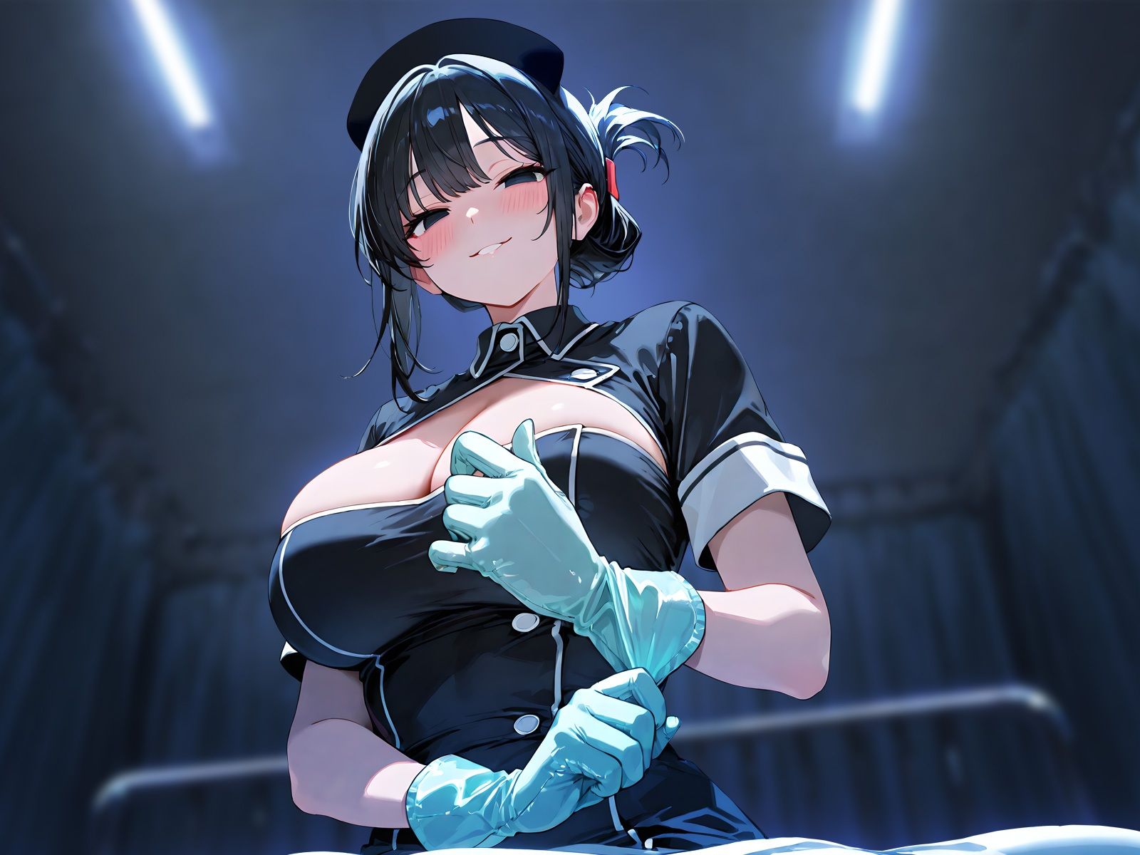 鬼畜でドSなゴム手袋ナースの眠らせてくれない巡回射精管理〜前立腺M堕ちんぽがイケない懇願射精〜 サンプル画像4