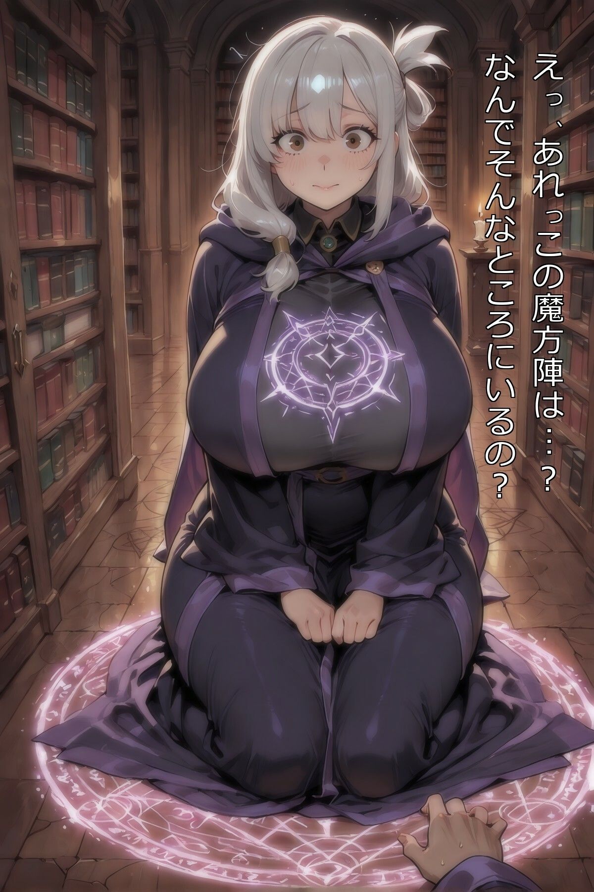 魔法図書館であんなことも！こんなことも！！ サンプル画像1