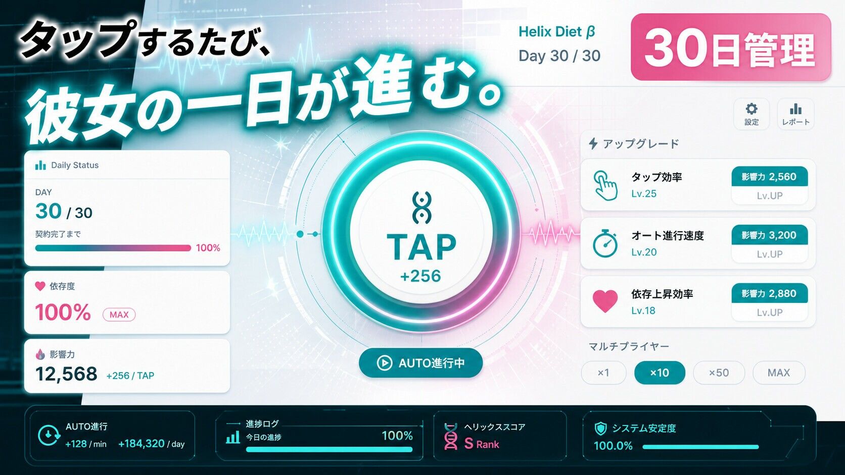 30日で堕ちる巨乳後輩OLの催●ダイエット サンプル画像2