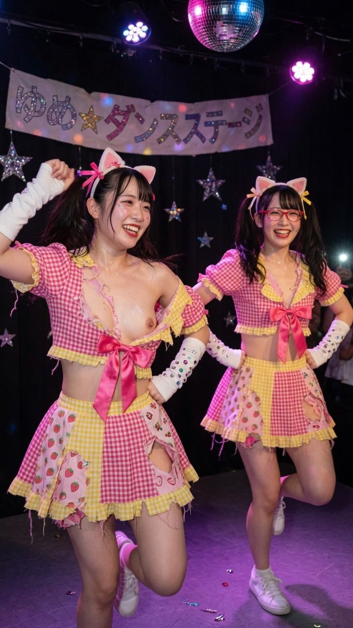 AI動画 ダンス中におっぱいポロリ ハプニング動画集 サンプル画像7