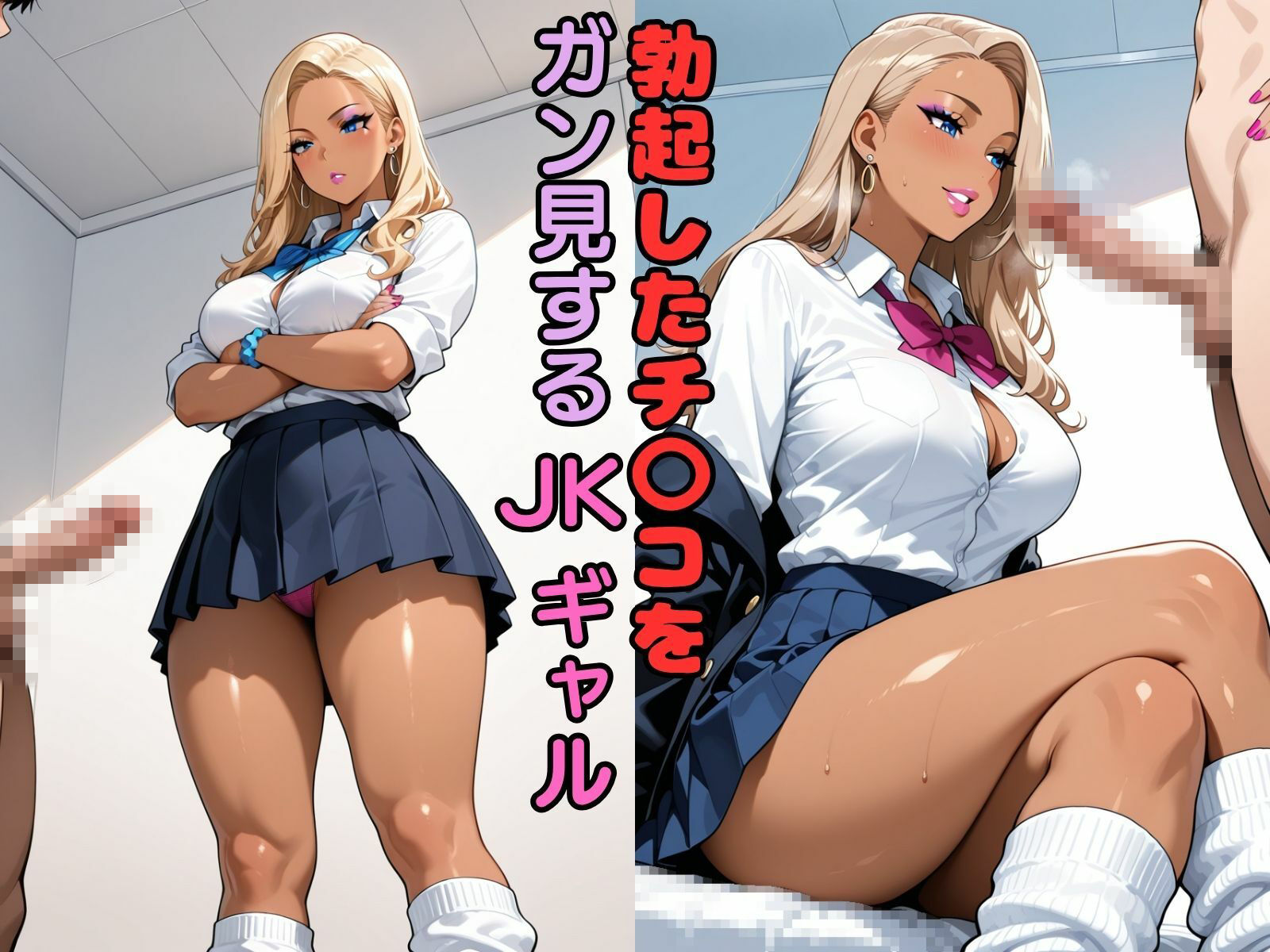 CFNM チ〇コをガン見するギャルたち-1 サンプル画像5
