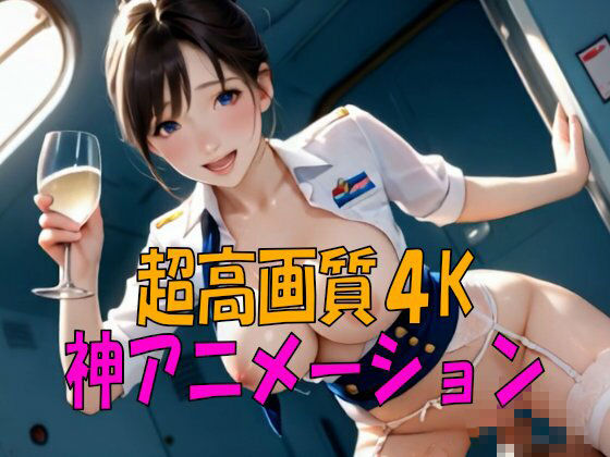 【4K ASMR Video】フライト天国・お客様満足度第一位！オマタデルタ航空の巨乳CA100人の濃厚サービス サンプル画像5