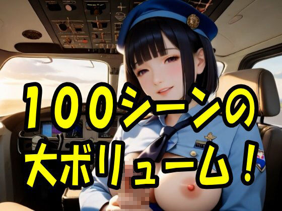 【4K ASMR Video】フライト天国・お客様満足度第一位！オマタデルタ航空の巨乳CA100人の濃厚サービス サンプル画像9