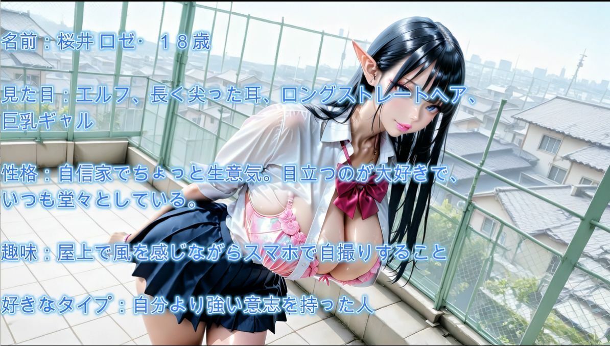 【4K】実はエルフだった巨乳ギャルを徹底的に性処理係にした件 サンプル画像2