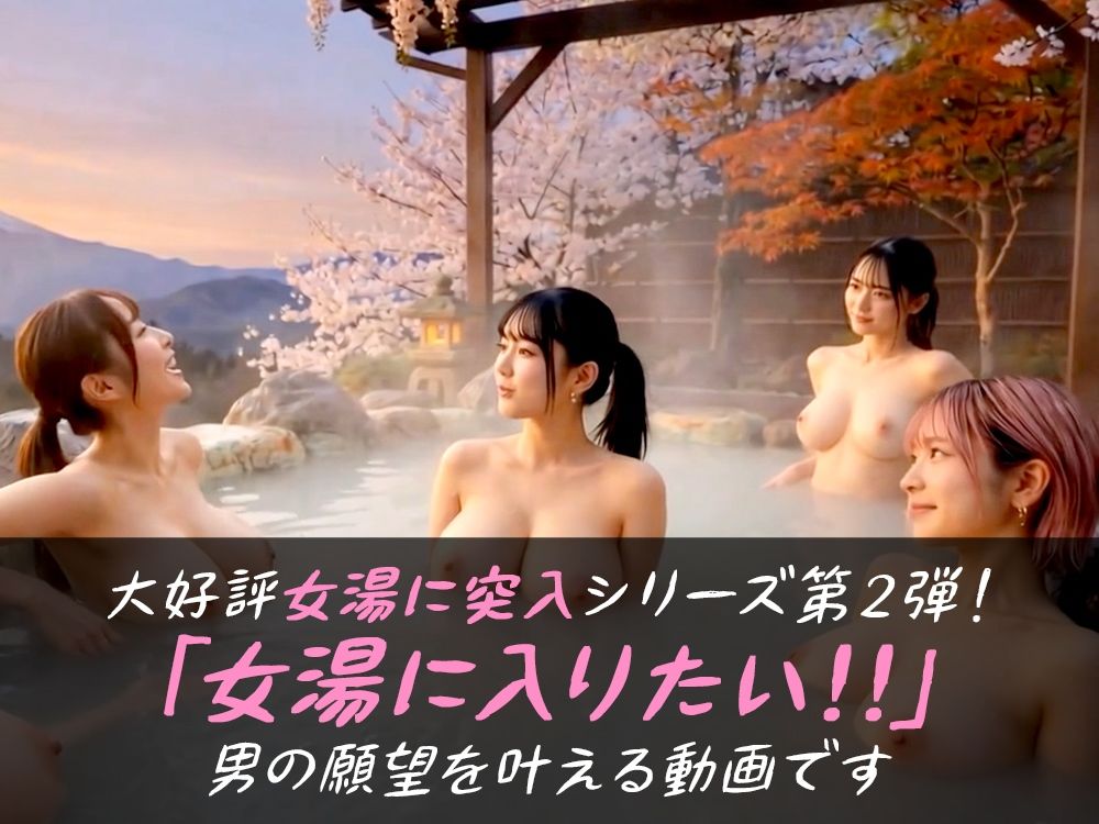 【4K神画質】女湯に突入2 サンプル画像1