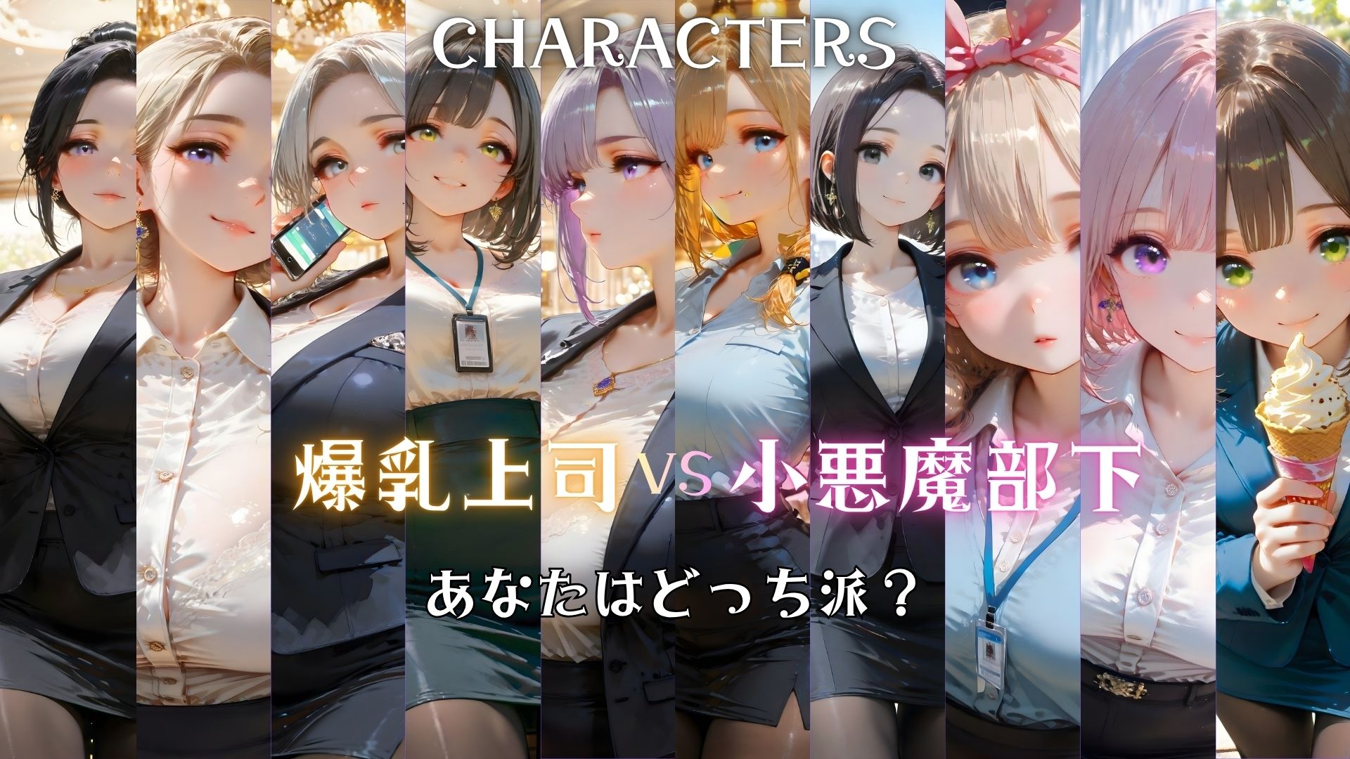 【4K神画質】爆乳上司vs小悪魔女子！  社内OL 上司も部下もハメてみた！ 〜禁断の全員中出しSEX〜 サンプル画像6