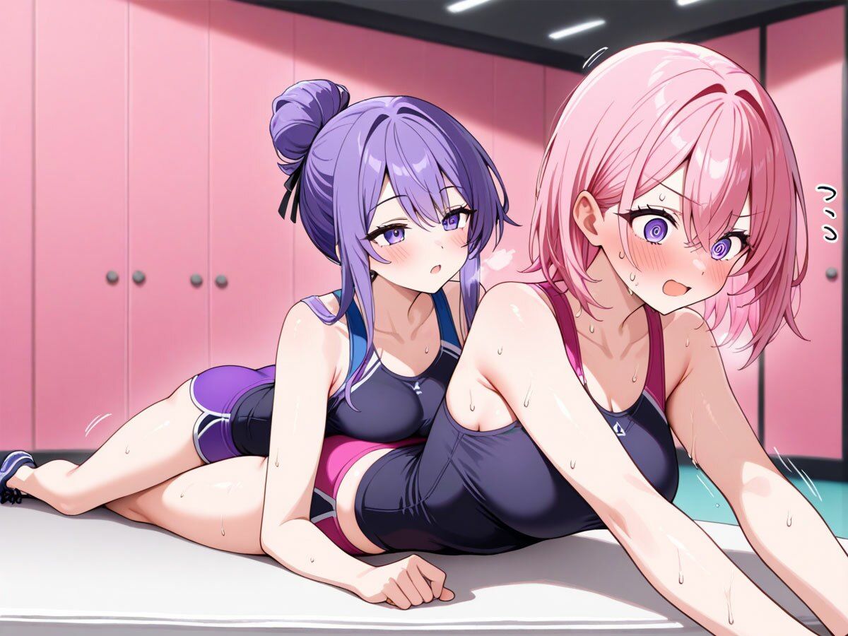 【NTR 百合】巨乳ヨガインストラクターに新妻を寝取られ調教された件 サンプル画像4