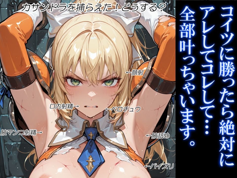 【ご報告】僕の憧れの女戦士カサンドラがおじさんの肉便器に堕ちるまで【抜いたら負け】 サンプル画像2