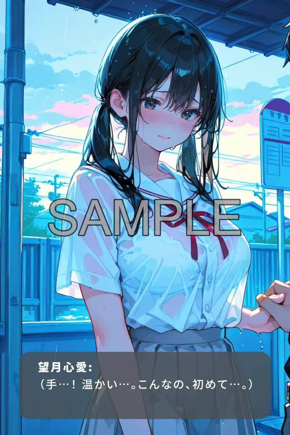 【処女喪失】黒髪清楚な彼女と、純愛はじめての夜 〜望月心愛、’好きだから、ぜんぶあげたい’〜 サンプル画像5