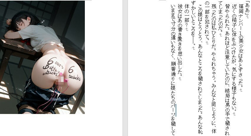 【官能短編小説】凌●編6「美少女図姦」 サンプル画像6