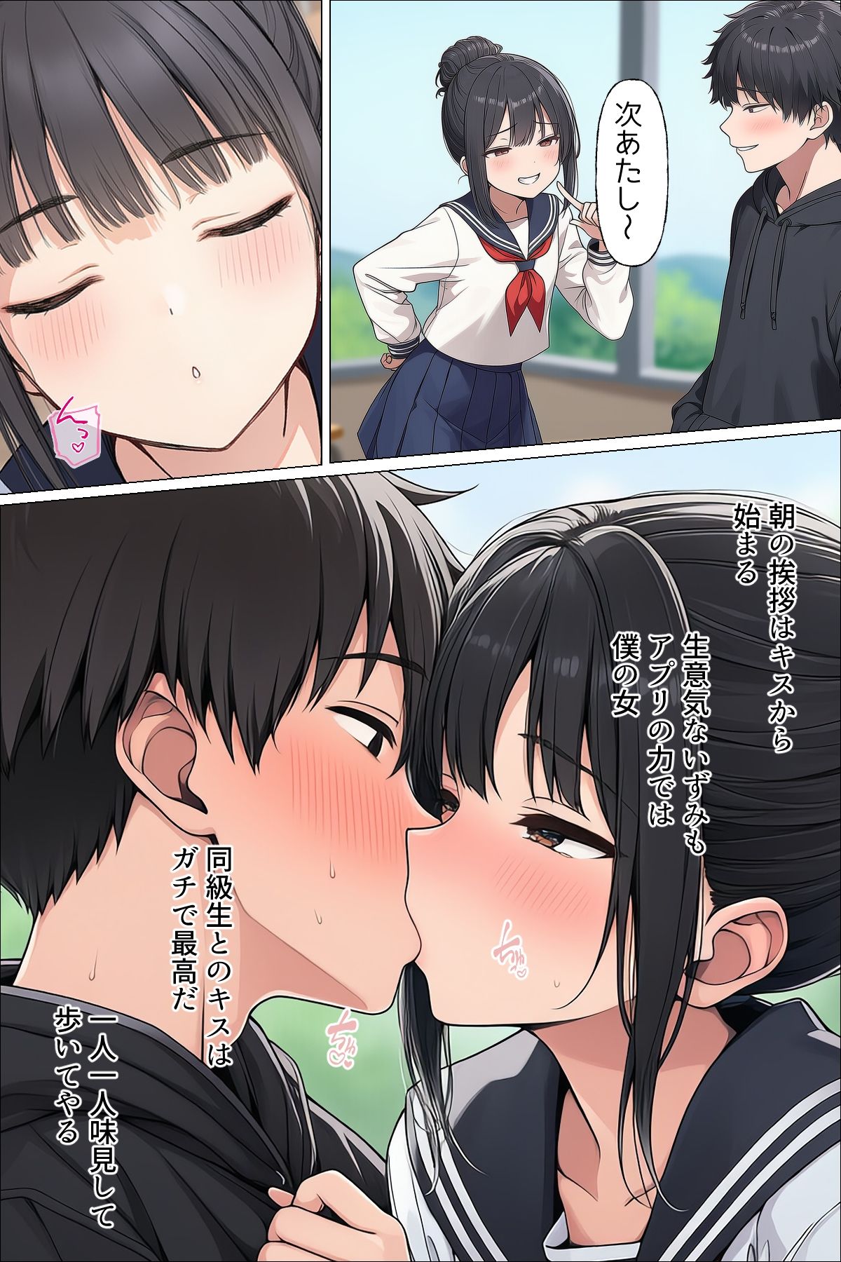 【漫画】僕が神アプリを使って女子全員とやっちゃった話 サンプル画像6