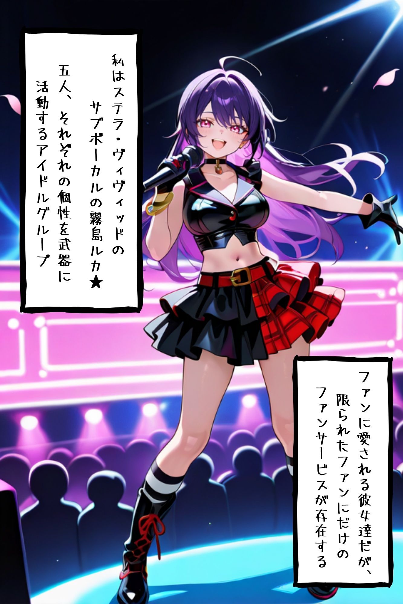 【漫画がアニメ化！】極秘ファンサ・アイドル裏接待  霧島ルカ編 サンプル画像1
