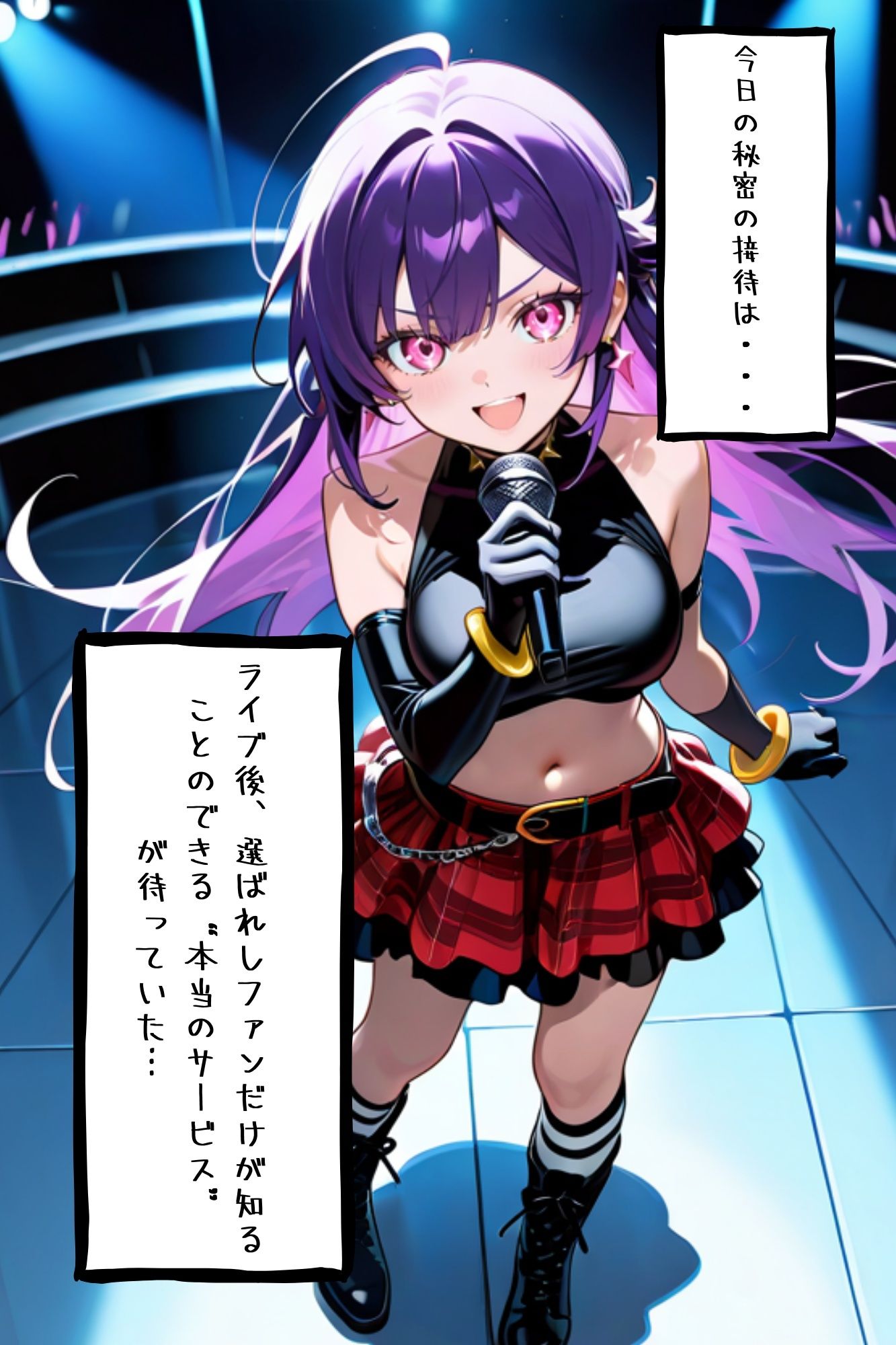 【漫画がアニメ化！】極秘ファンサ・アイドル裏接待  霧島ルカ編 サンプル画像2