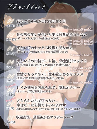 【男性向け×女性向けコラボ音声作品】NTRトライアングル‐夫公認の浮気セックスで夫婦は愛を確かめあう−「貴方を愛してるから他の人に抱かれます」 サンプル画像3