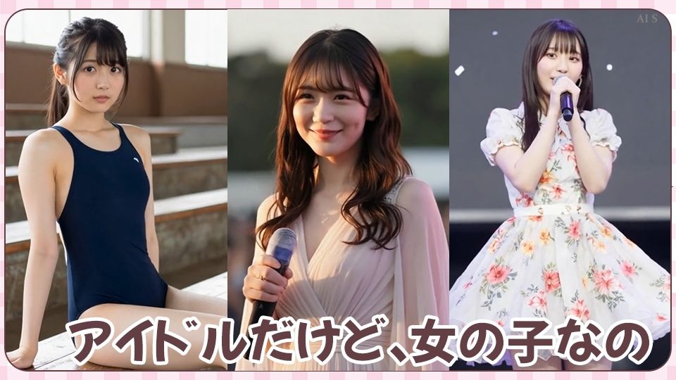 【約33分】『脱ぐアイドル』究極の羞恥。清純な仮面を脱ぎ捨て、真実の姿を晒す33分 -AIで描く究極の美女達- サンプル画像8