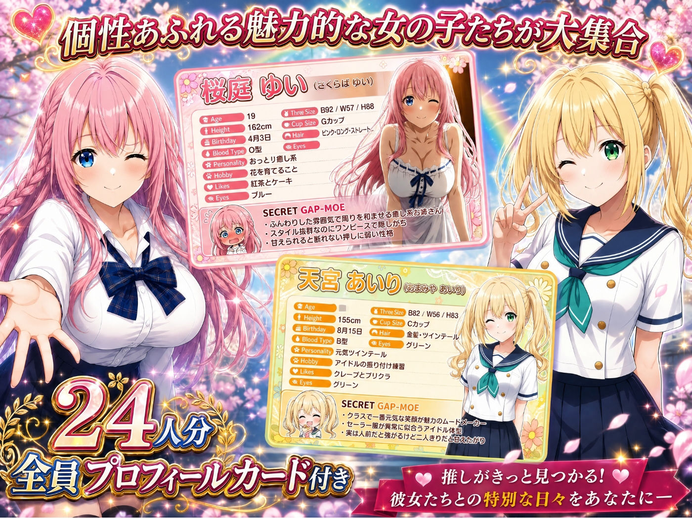 【美麗4K】3年1組あなたの彼女 〜学園生活で出会う最高の彼女たちとの物語〜【ED付き】 サンプル画像2