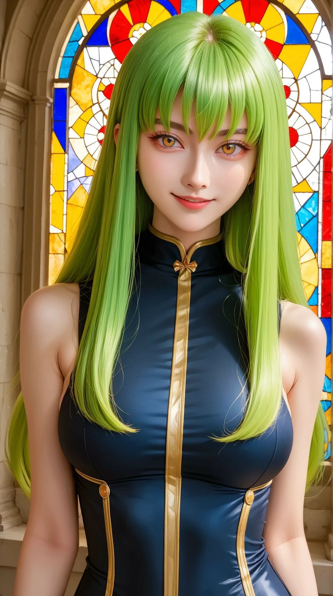 【超豪華】不老不死の魔女・C●を心ゆくまで陵●。従順な愛奴へと堕ちた緑髪の美女、淫らな全記録 サンプル画像1