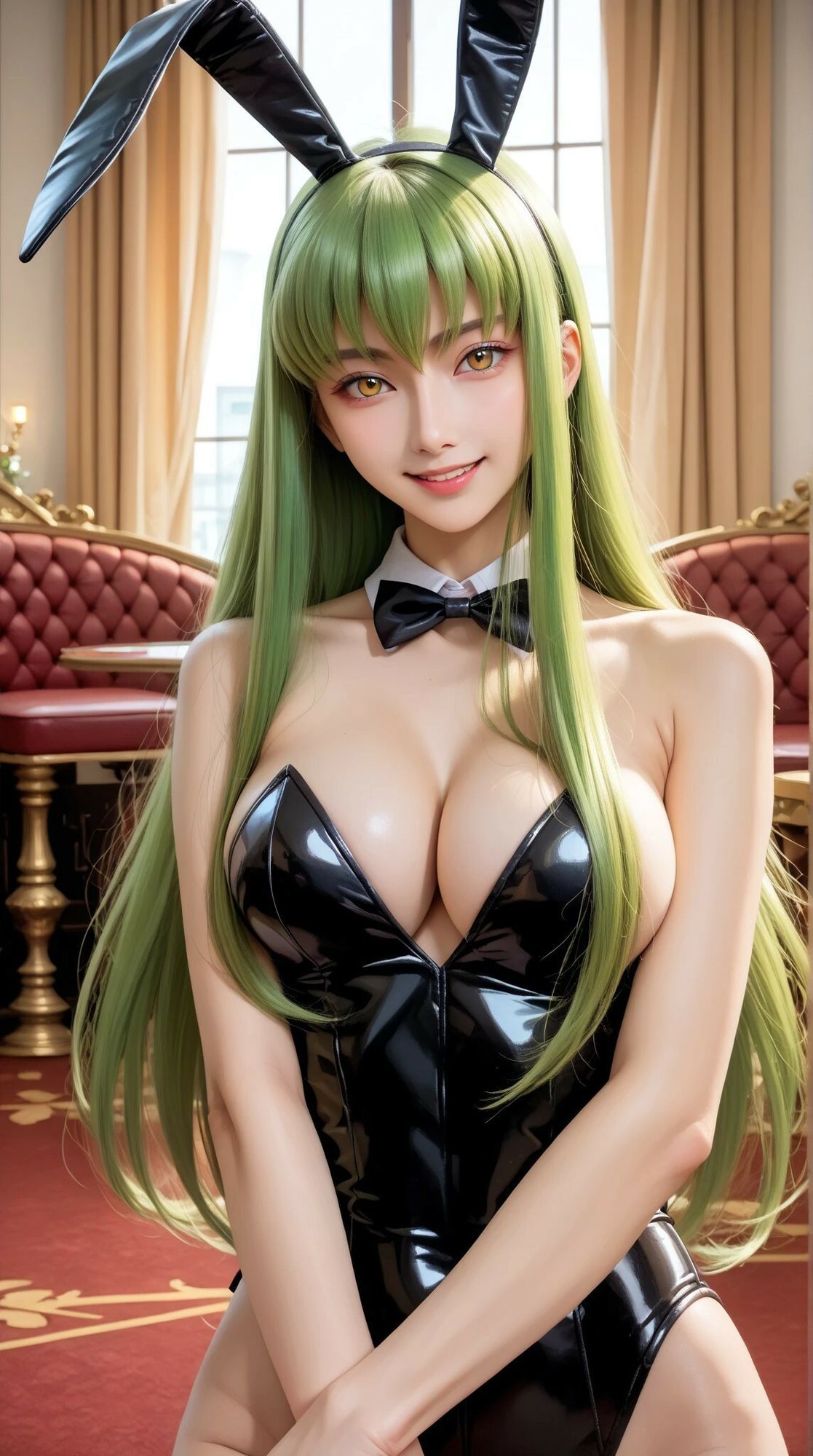 【超豪華】不老不死の魔女・C●を心ゆくまで陵●。従順な愛奴へと堕ちた緑髪の美女、淫らな全記録 サンプル画像2
