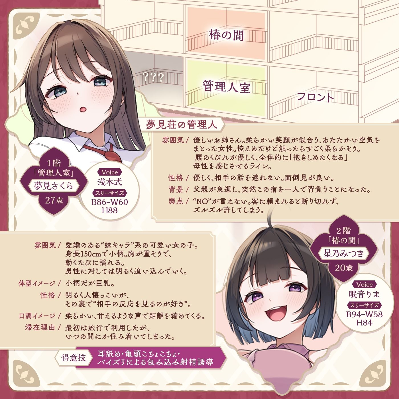 【鍵クエスト】音声で手コキ「夢見荘と3本の鍵」〜三人の宿泊者から鍵を回収せよ〜【射精したら負け！射精我慢オナサポゲーム】 サンプル画像4