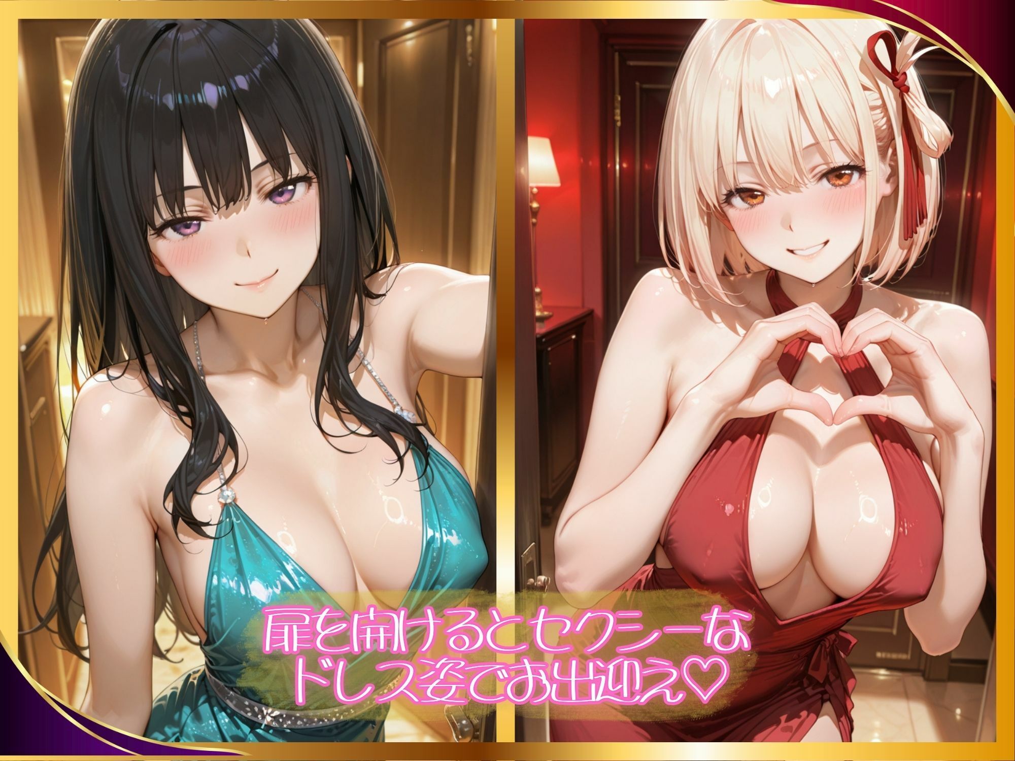 【高級風俗嬢】濃厚ご奉仕 〜リ●リス・リ●イル た●な＆ち●と〜 サンプル画像1