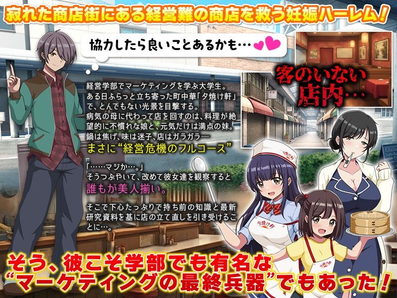いらっしゃいませ！夕焼け軒です！ 【シャッター商店街ハーレム拡張版】 サンプル画像2