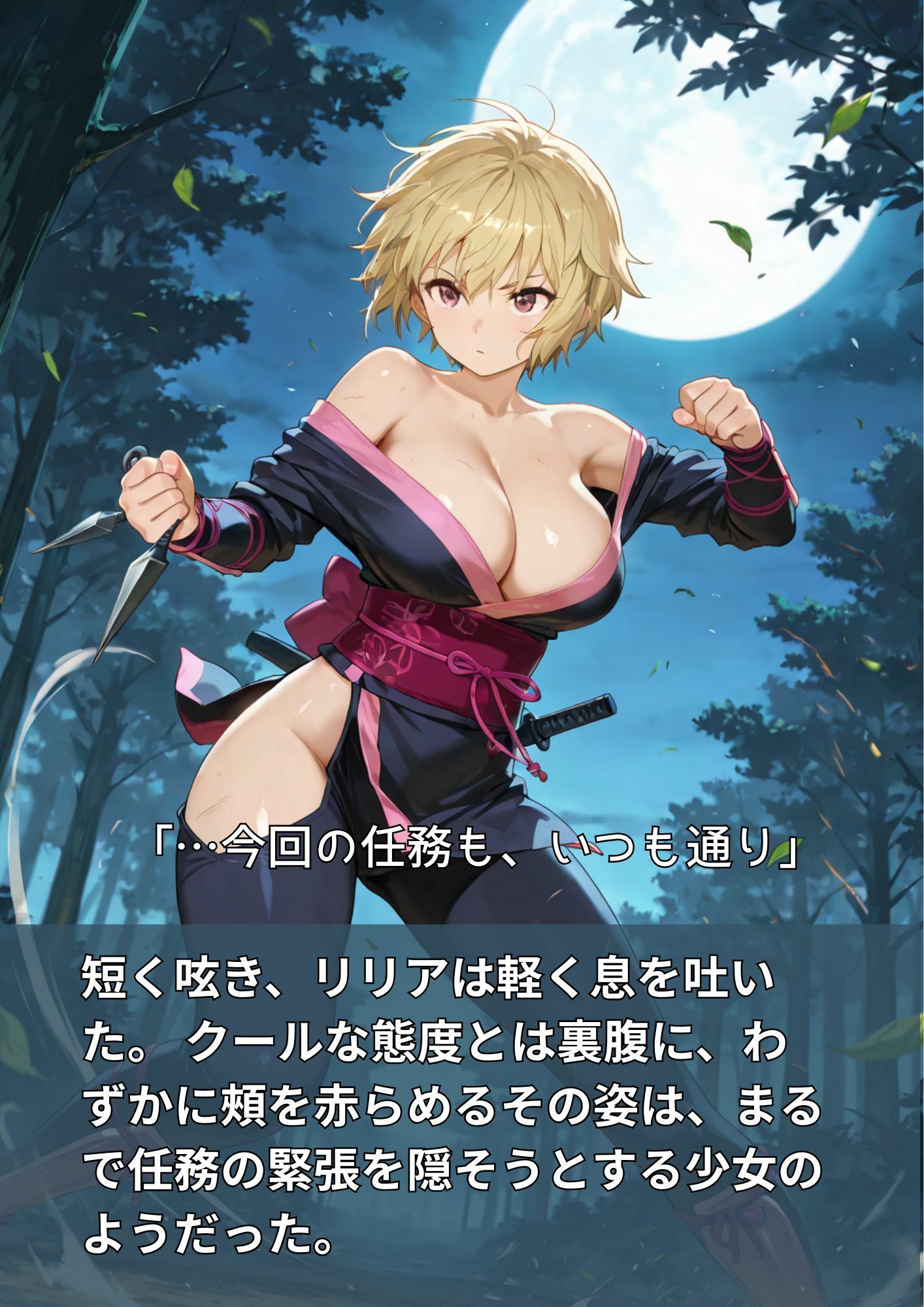 くノ一リリア  潜入せよーレズビアンの館 サンプル画像2