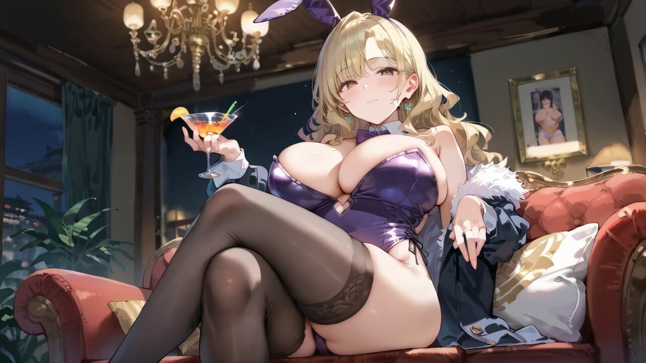 ウサギ愛好家が集まる秘密のバー★ルナちゃんの誘惑がとまらない！ サンプル画像4