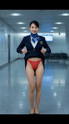 キャビンアテンダントさんのパンツ見せてもらったw サンプル画像4