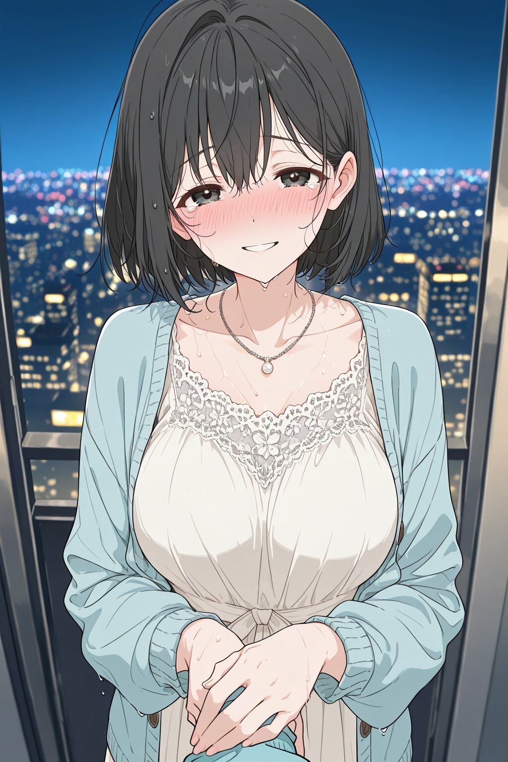 サークルの超巨乳美人な先輩が急にエロエロになった話 サンプル画像4