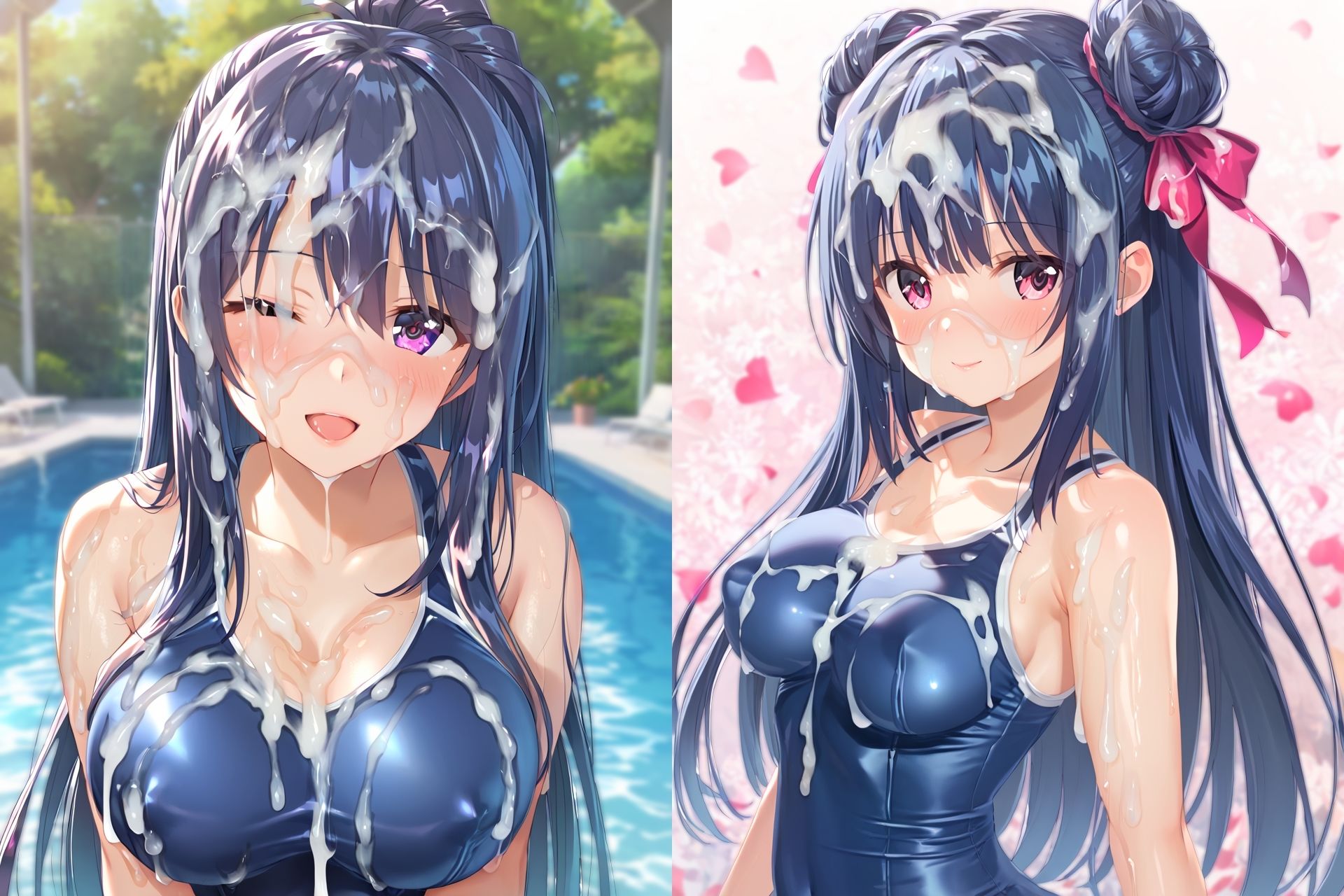 スク水ぶっかけCG集3 サンプル画像5
