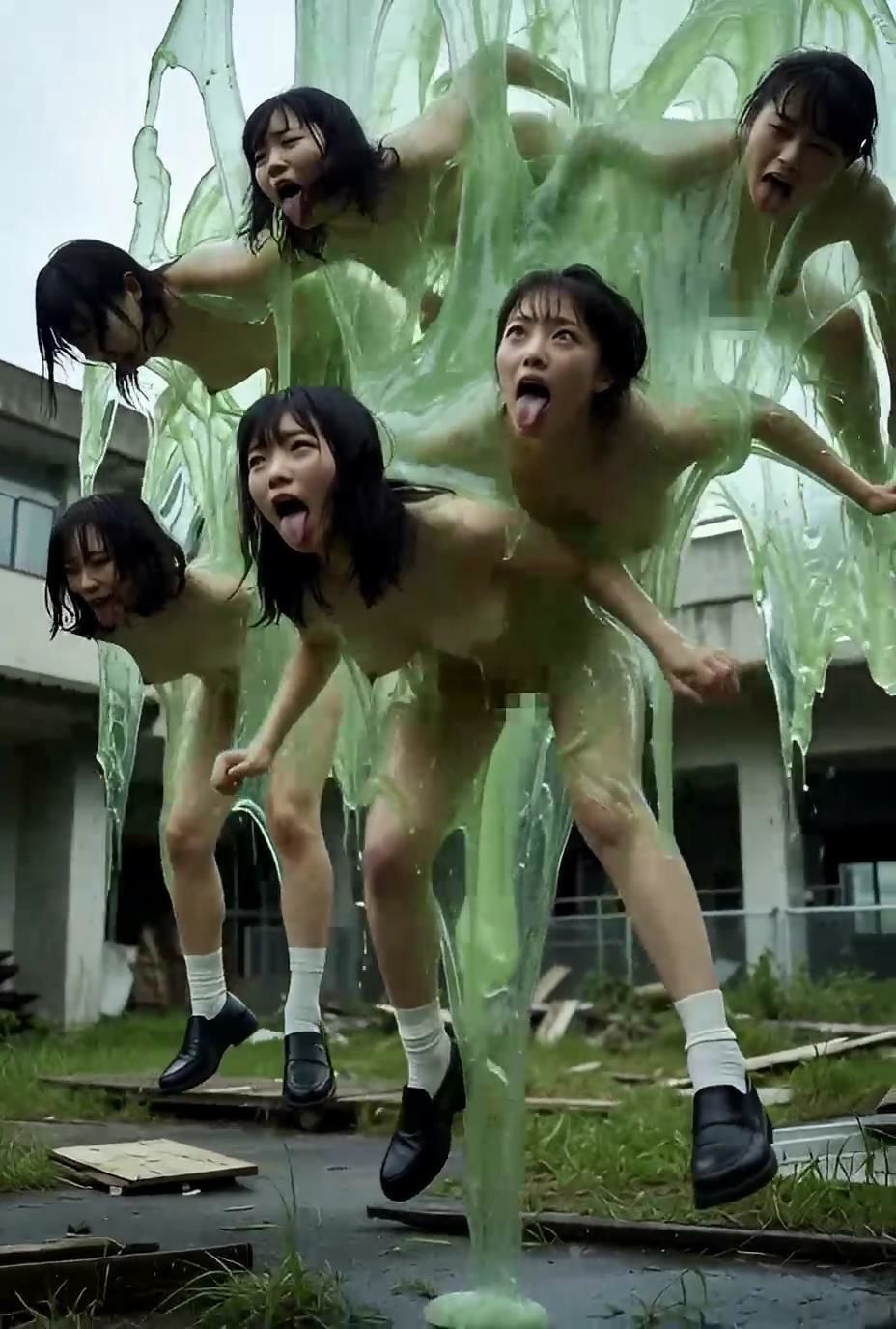 スライムに支配された学園 Vol.3 – 空中絶頂地獄編 サンプル画像8