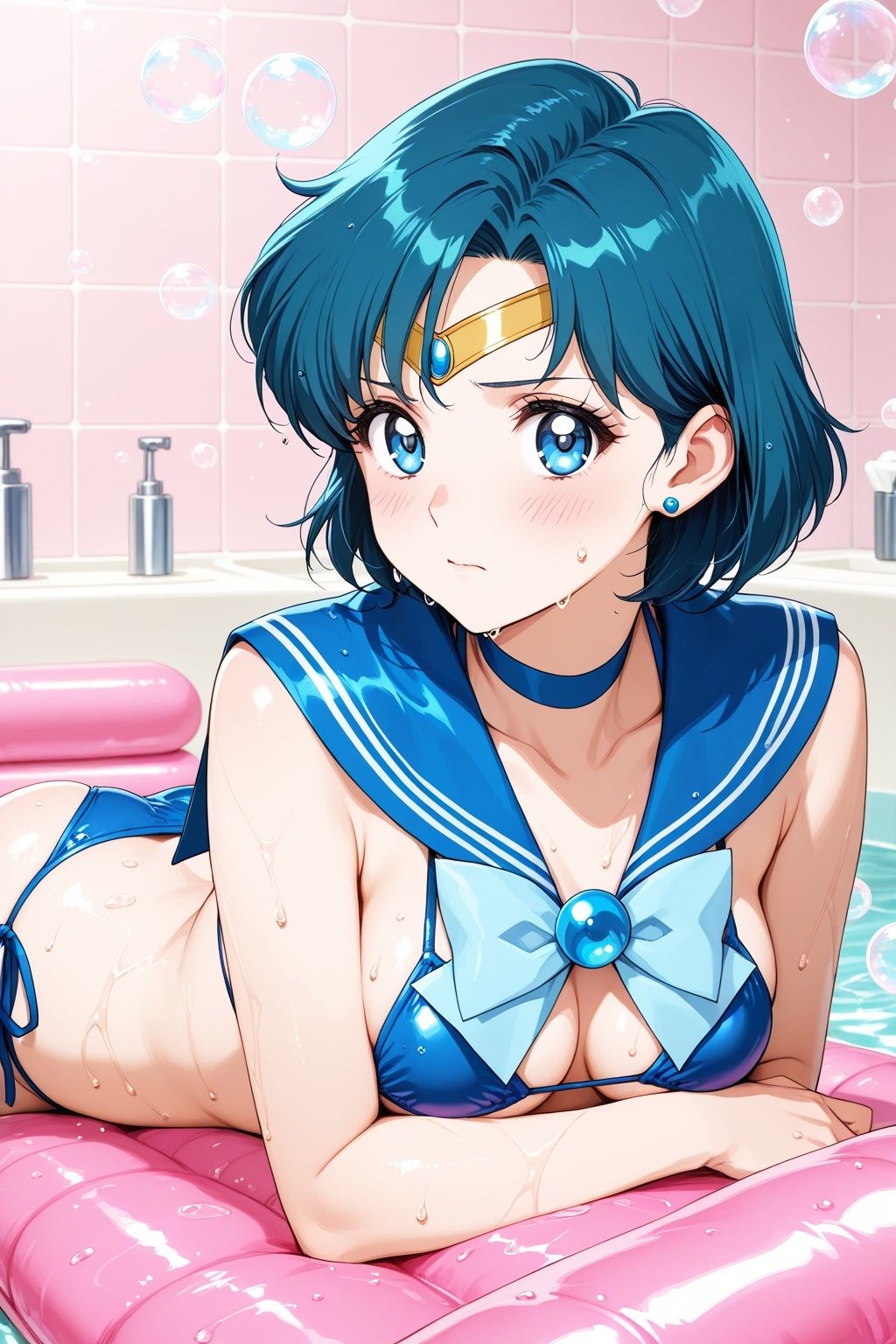 セーラー戦士と夢の時間 ご奉仕ソープランド マーキュリー嬢 サンプル画像4