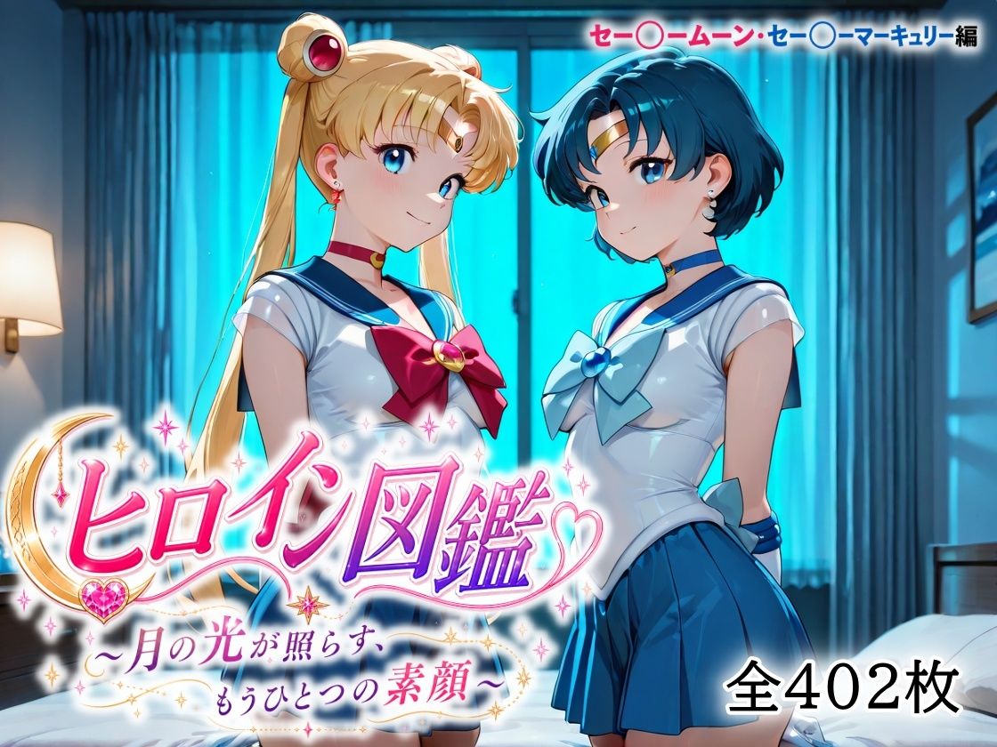ヒロイン図鑑  セー〇ームーン・セー〇ーマーキュリー サンプル画像1