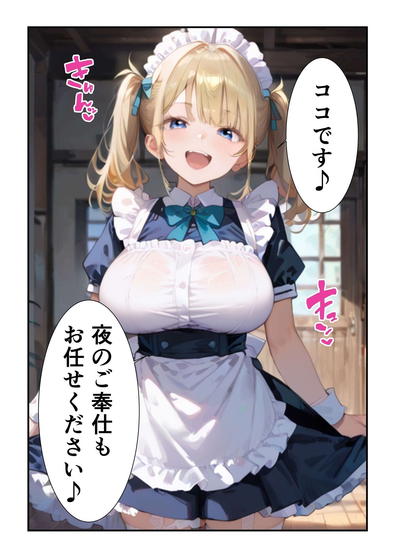 メイドのココちゃん、全力ご奉仕★ドロドロあまあまエッチ提供します！ サンプル画像2