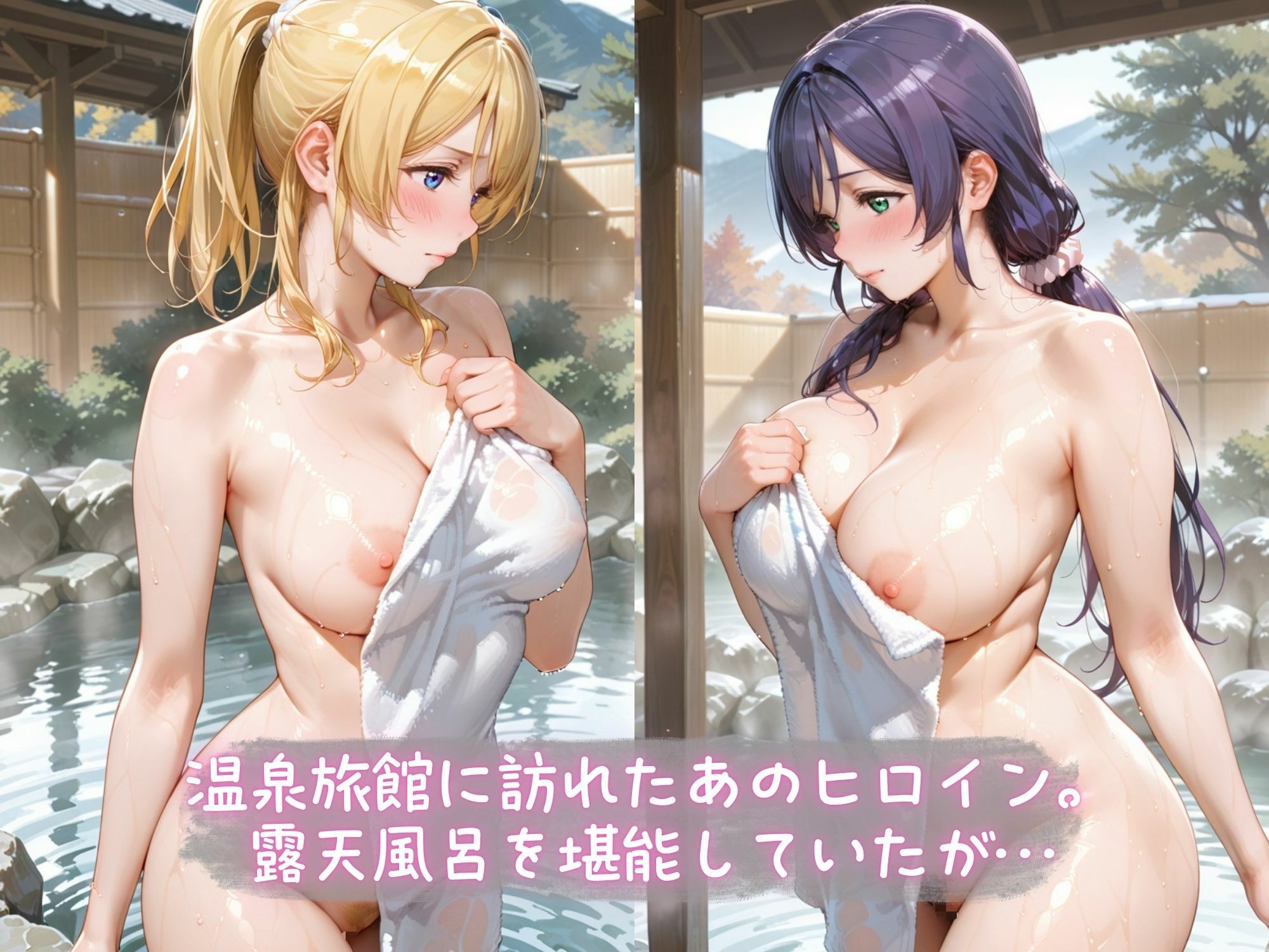 メス堕ちヒロイン  〜 え●＆の●み 旅館編 〜 サンプル画像1