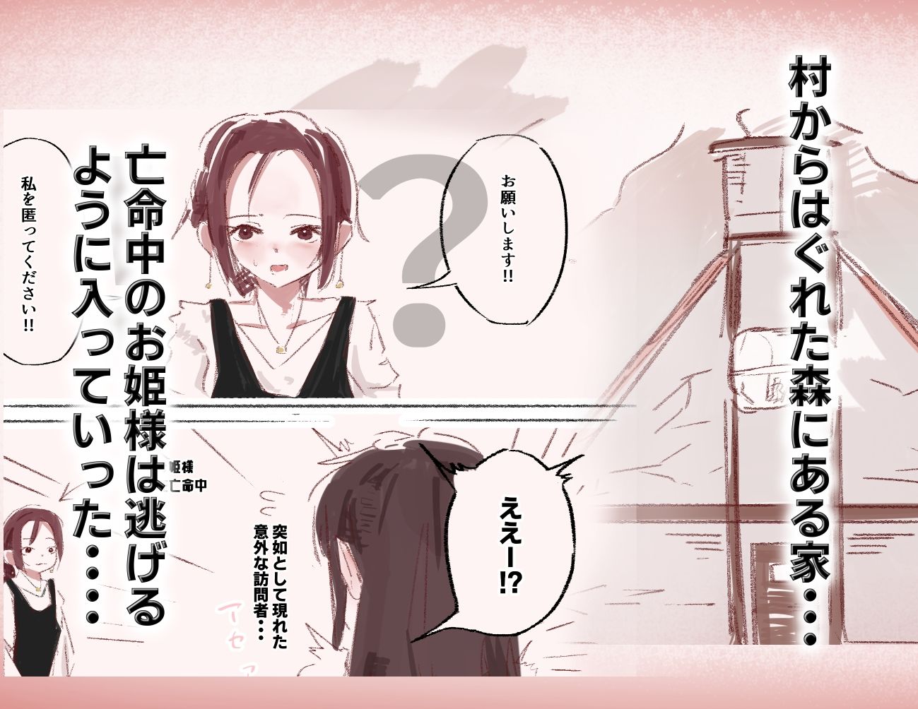 亡命お姫様はふたなりお姉さんのオナホ サンプル画像1