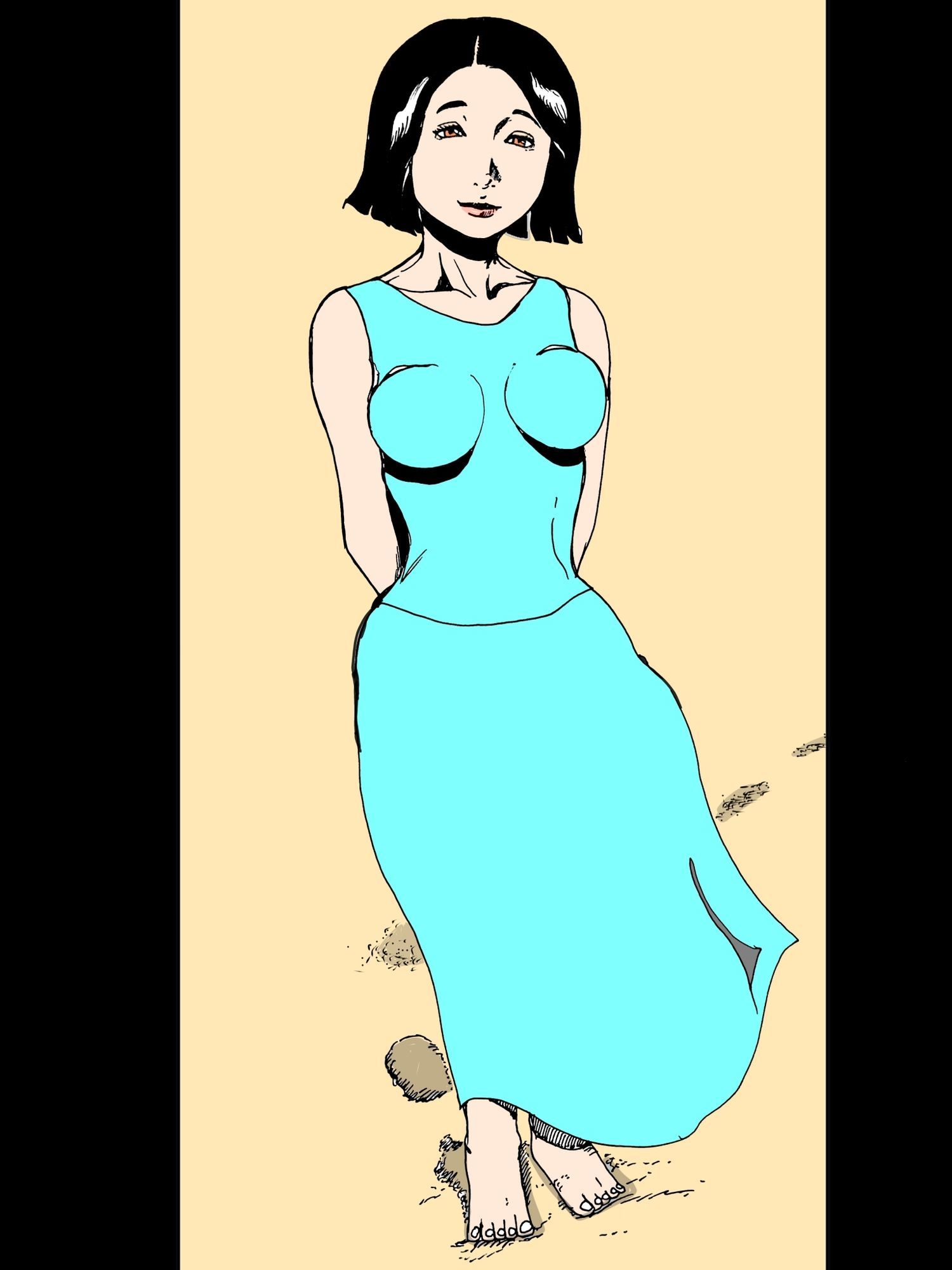人妻洞窟の中で サンプル画像1