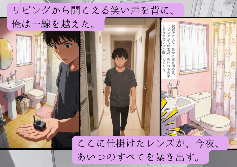 僕だけの覗き見鑑賞会〜宅飲みで仕掛けた秘密のライブビュー〜 サンプル画像3