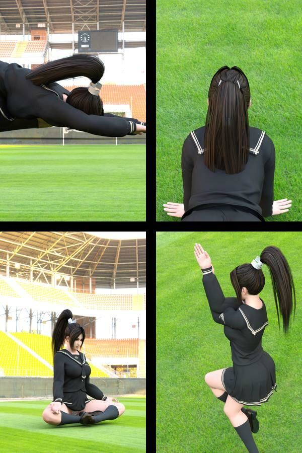 元祖格闘家ヒロインにしてバーチャルアイドル「不知火舞（しらぬいまい）」の女子学生風写真集:Seifuku_02 サンプル画像1