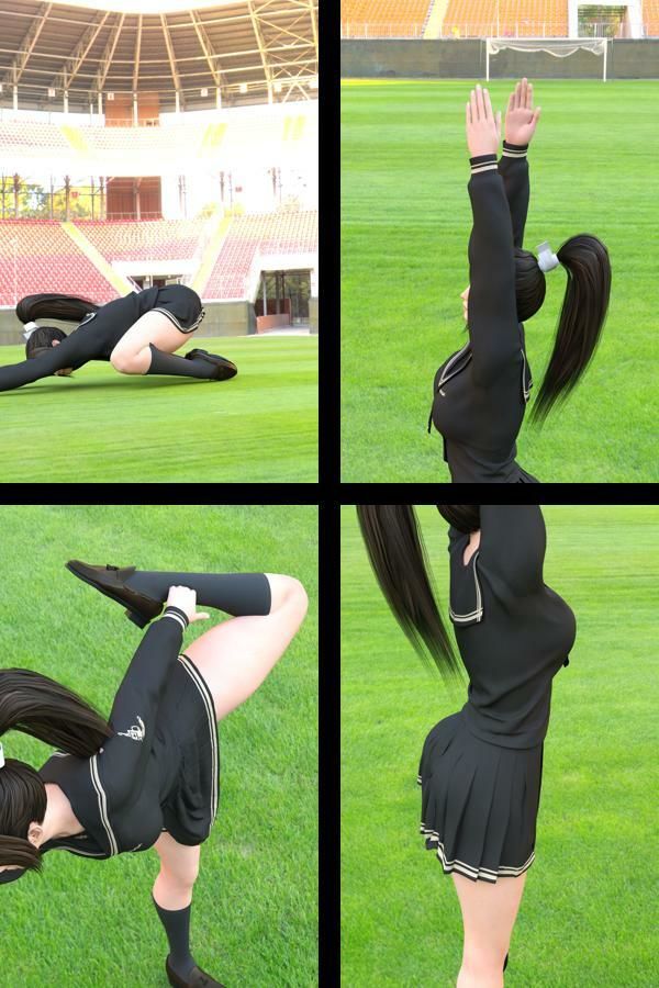 元祖格闘家ヒロインにしてバーチャルアイドル「不知火舞（しらぬいまい）」の女子学生風写真集:Seifuku_02 サンプル画像2