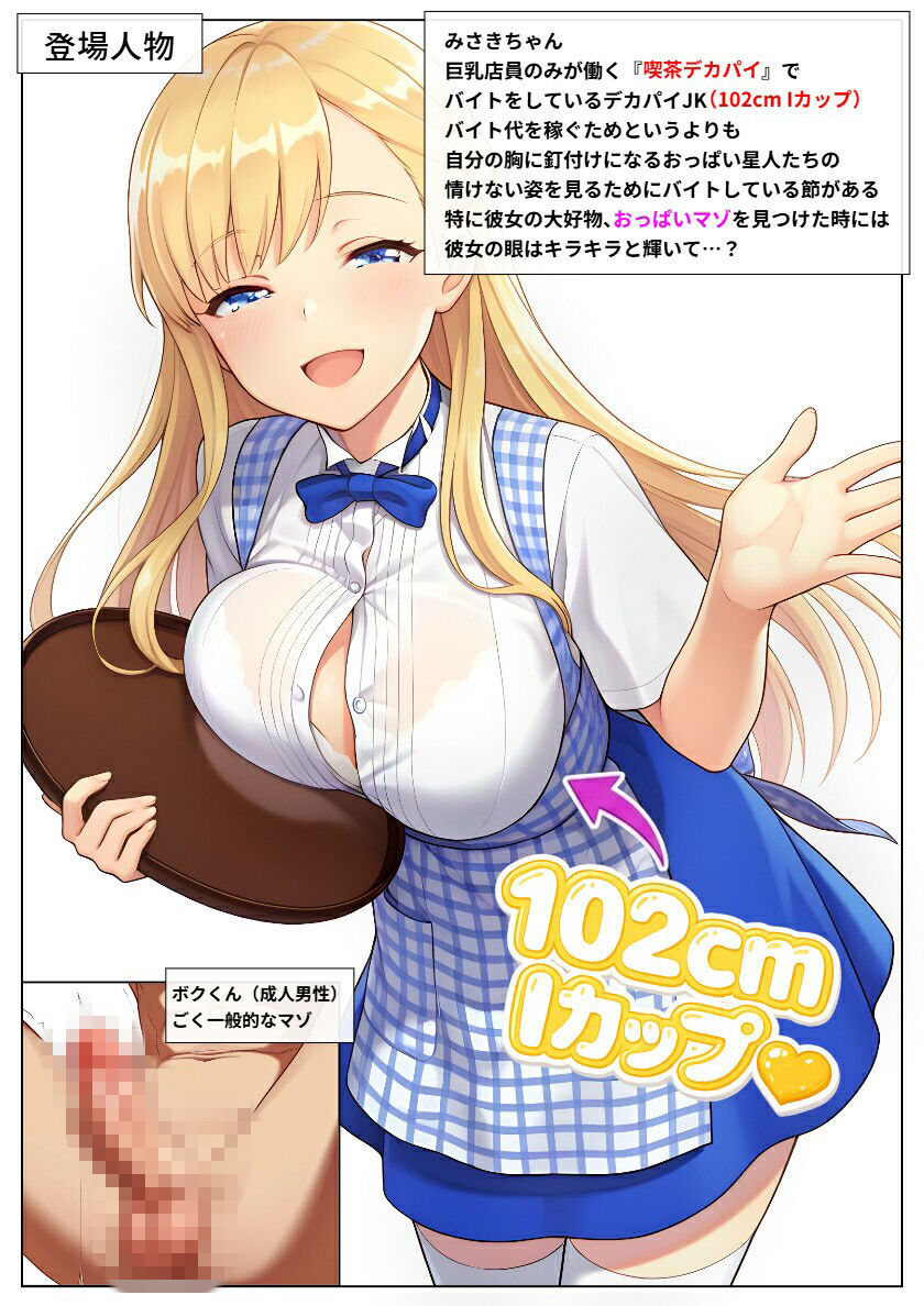 喫茶デカパイには裏オプがある サンプル画像1