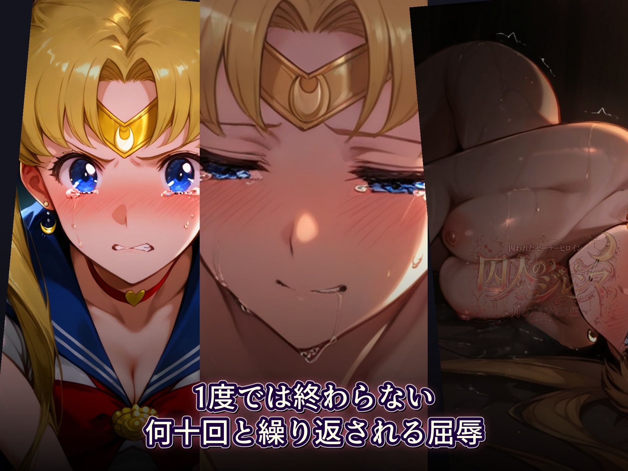 囚われたセーラーヒロイン 囚人のジレンマ【月のプリンセス編】 サンプル画像1