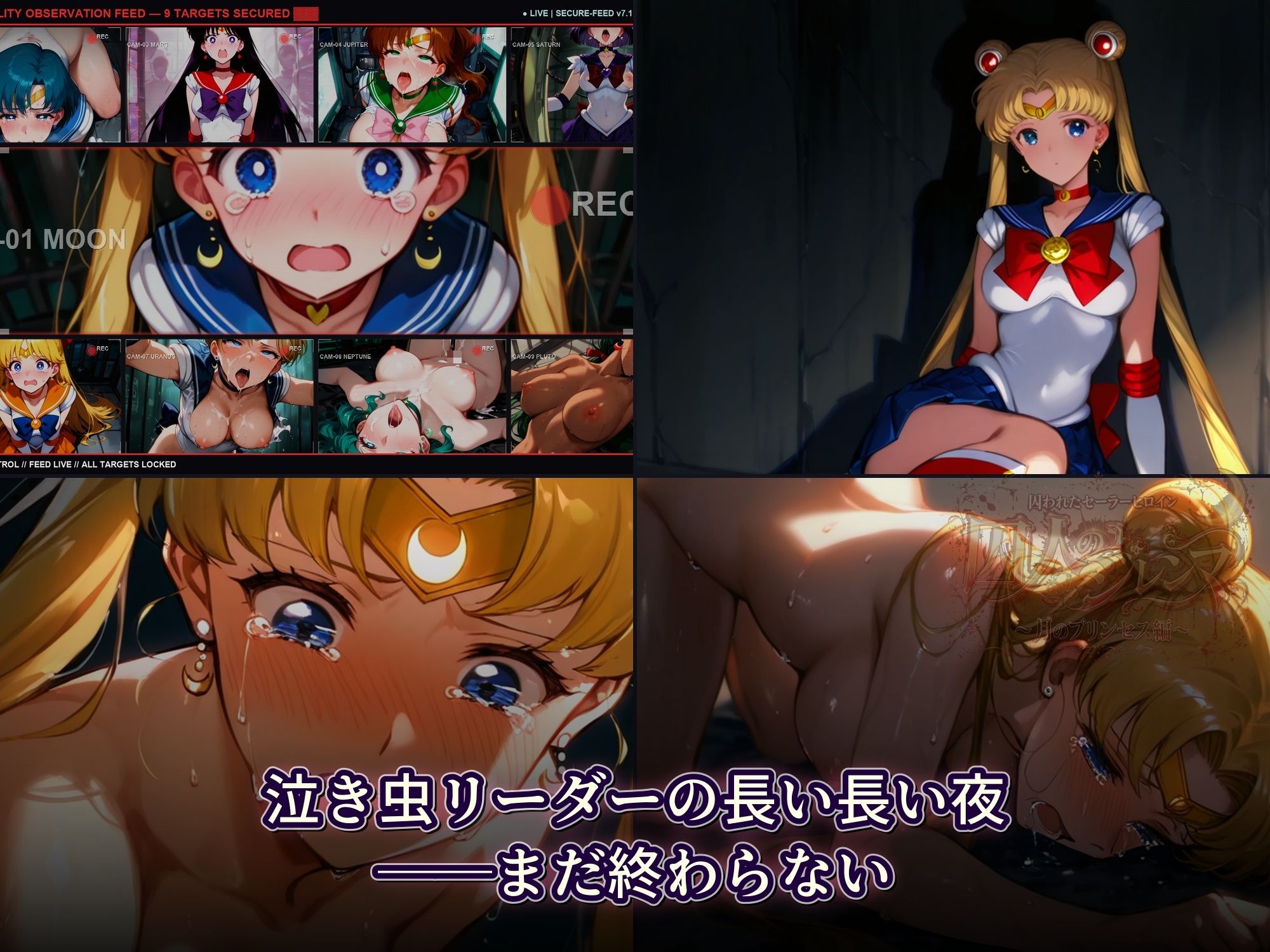 囚われたセーラーヒロイン 囚人のジレンマ【月のプリンセス編】 サンプル画像2