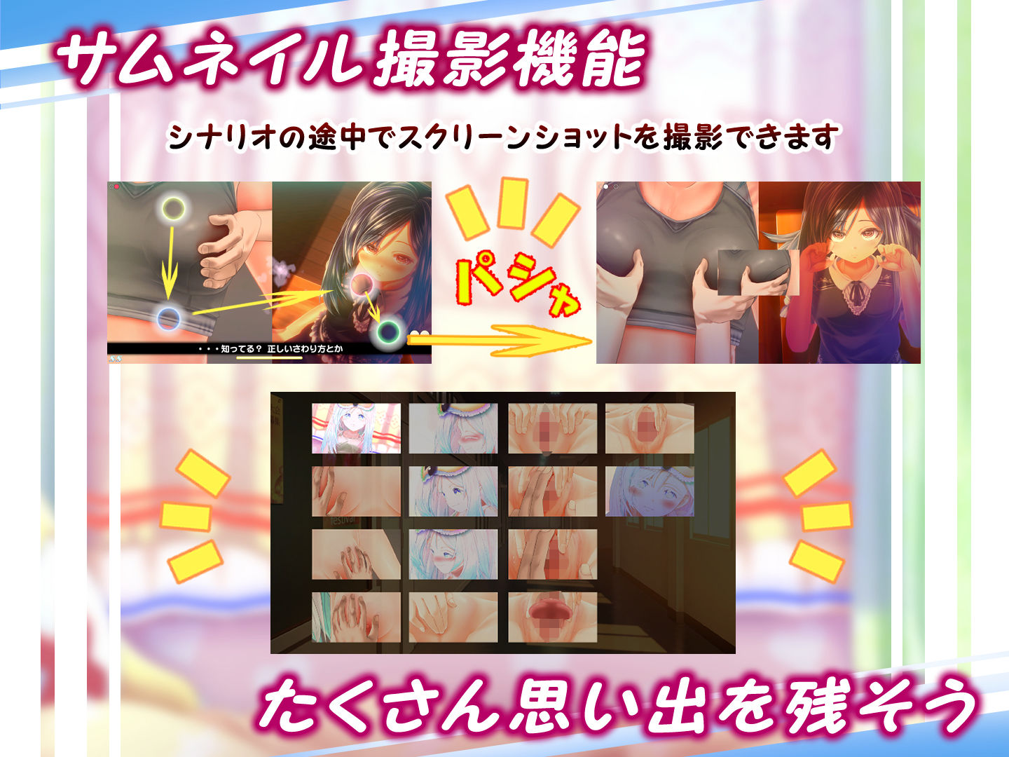 夕暮れまぐれの黒と白 サンプル画像4