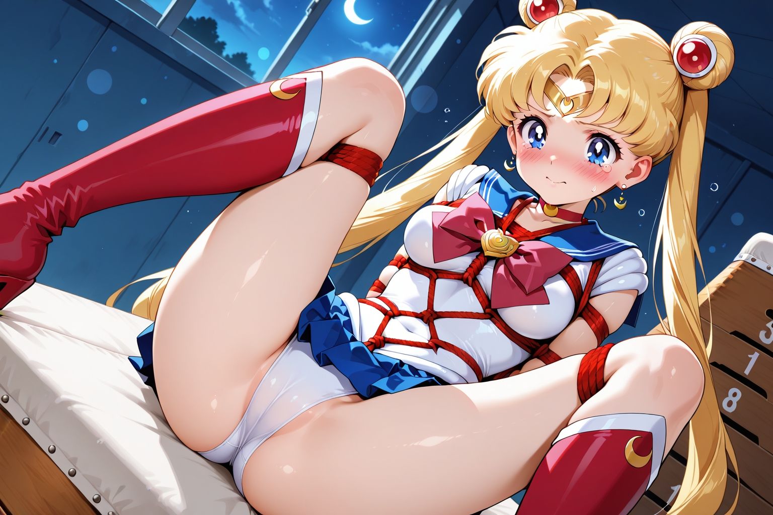 夢見る乙女の調教コレクション4〜美少女戦士〇ーラームーン風1・月野〇さぎ風・緊縛編 サンプル画像4