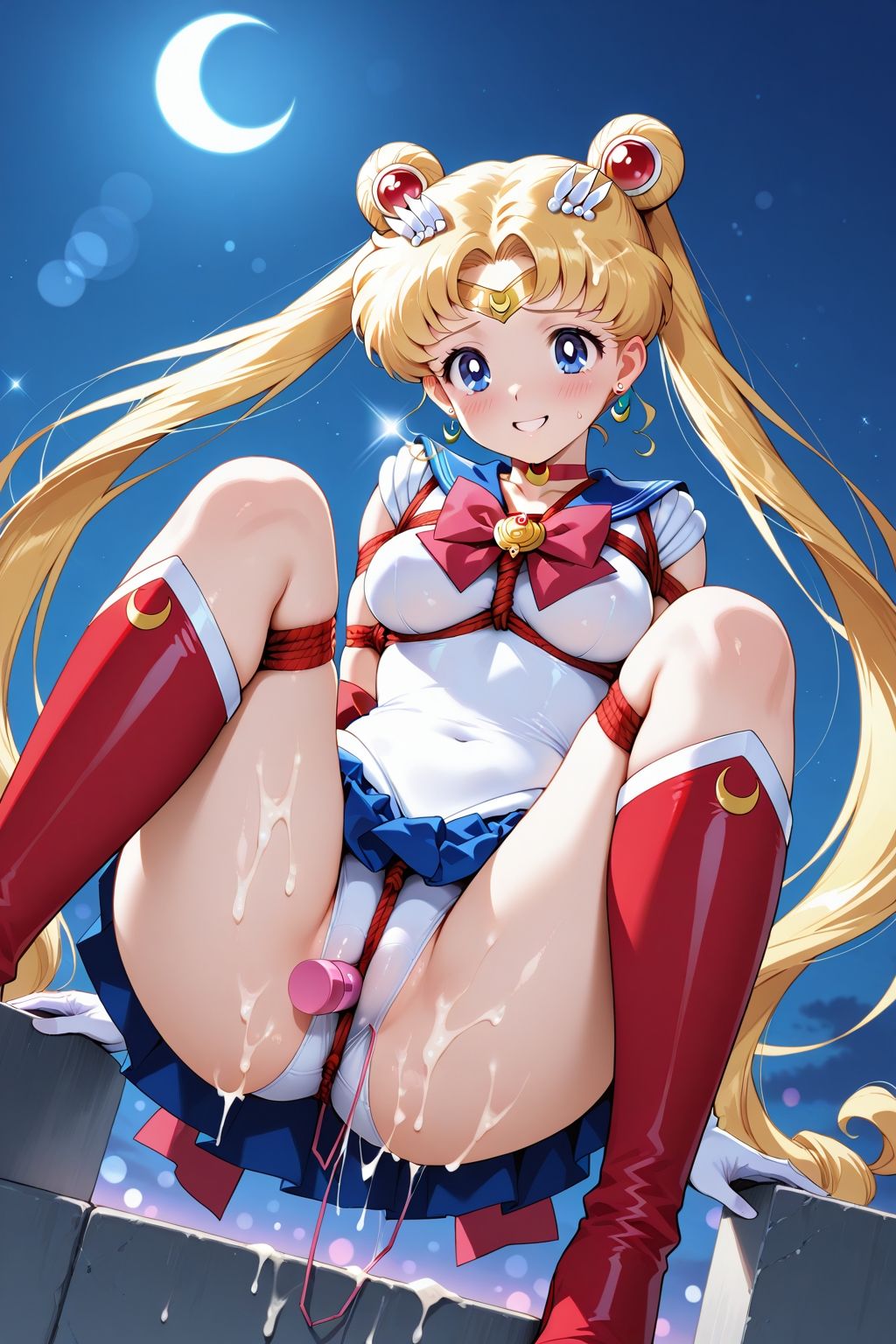夢見る乙女の調教コレクション4〜美少女戦士〇ーラームーン風1・月野〇さぎ風・緊縛編 サンプル画像6