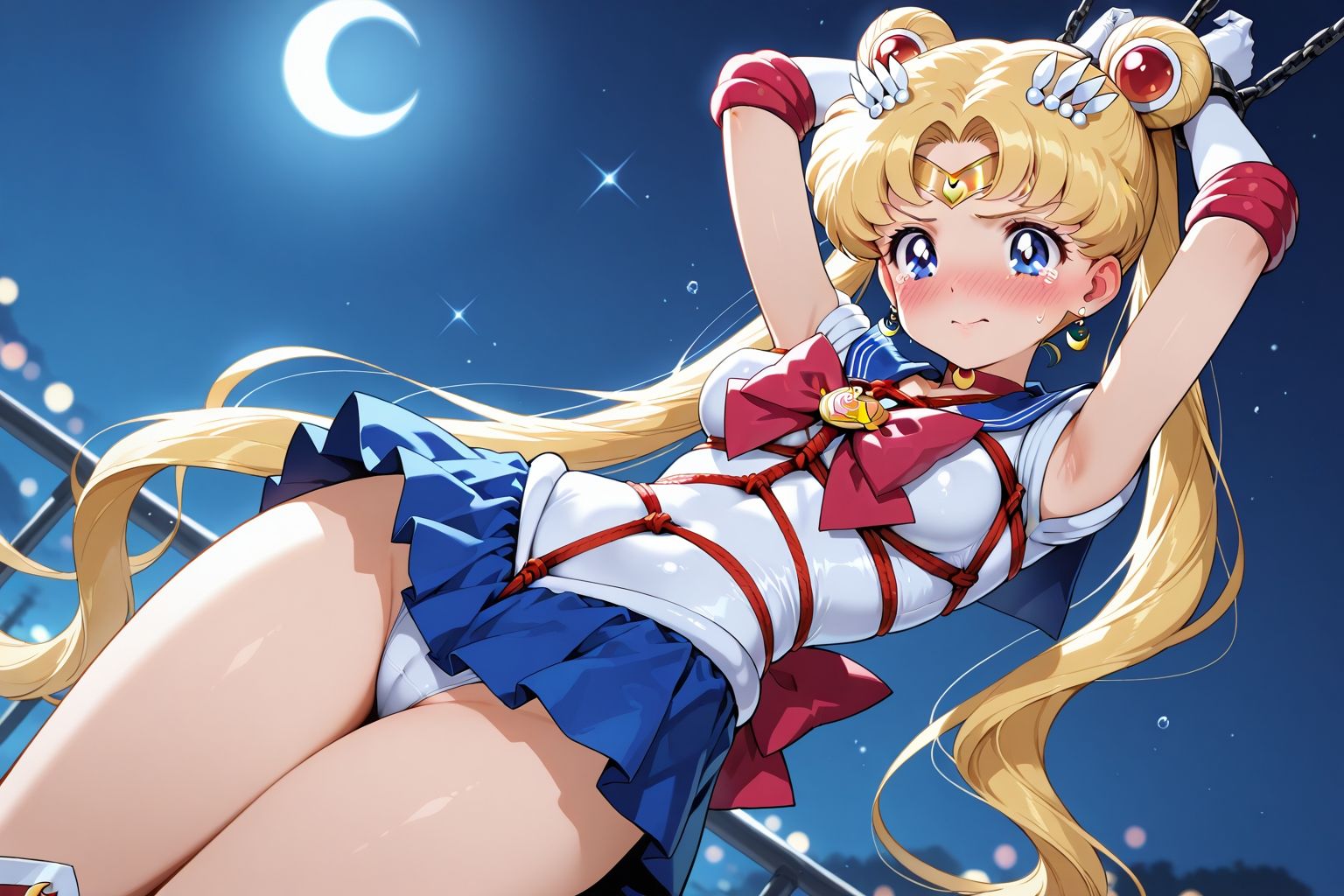 夢見る乙女の調教コレクション4〜美少女戦士〇ーラームーン風1・月野〇さぎ風・緊縛編 サンプル画像8