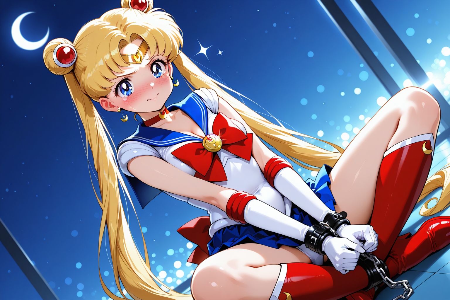 夢見る乙女の調教コレクション4〜美少女戦士〇ーラームーン風1・月野〇さぎ風・緊縛編 サンプル画像9